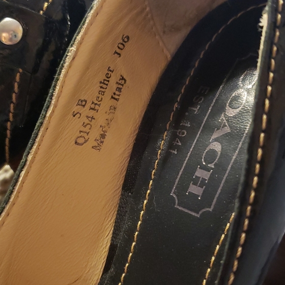 Coach block heel. - Picture 4 of 4